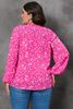 Picture of CURVY GIRL FLORAL RUCHED BLOUSE